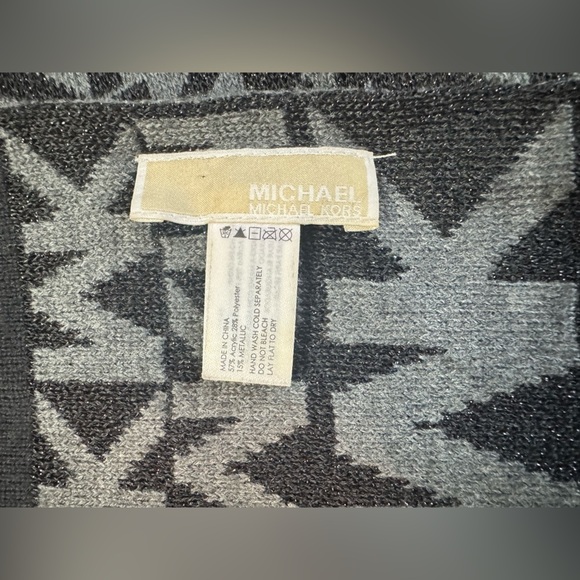 Michael Kors Black & Gray Scarf - Picture 7 of 7